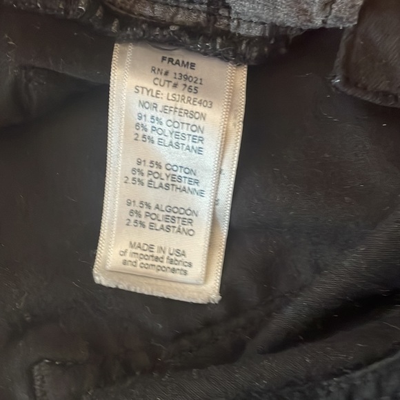 Frame black ripped jeans “Le Skinny de Jeanne” - Picture 5 of 5